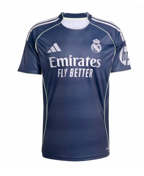 Günstige Real Madrid Kylian Mbappe #9 Auswärtstrikot 2025-26 Kurzarm Günstige Real Madrid Kylian Mbappe #9 Auswärtstrikot 2025-26 Kurzarm